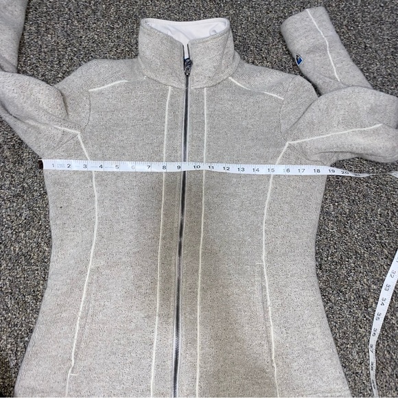 Fuzzy Warm KUHL $99 Stella Full Zip Fleece Lined Jacket Sweater Cozy Winter Sm - Picture 10 of 13